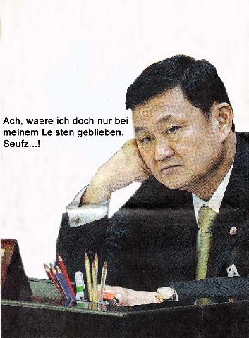 Thaksin sinniert